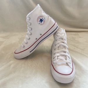 White High-top Converse